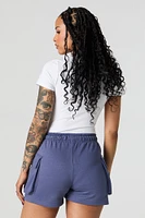 Short cargo en molleton