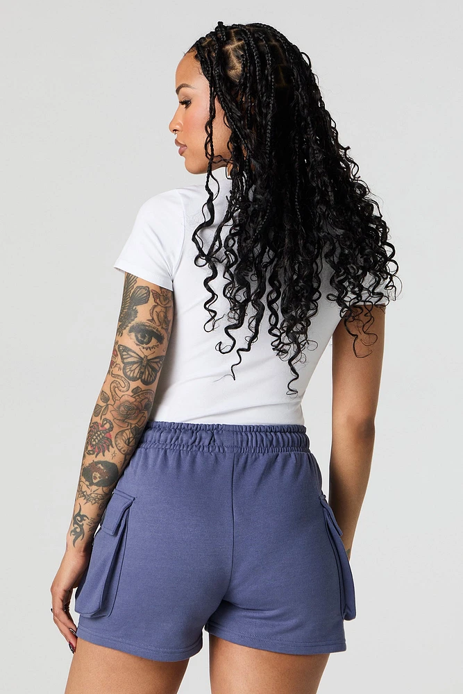 Short cargo en molleton