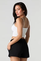 Graphic Fleece Short