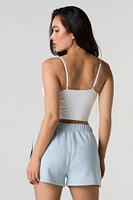 Graphic Fleece Short