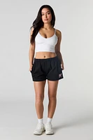 Graphic Fleece Short