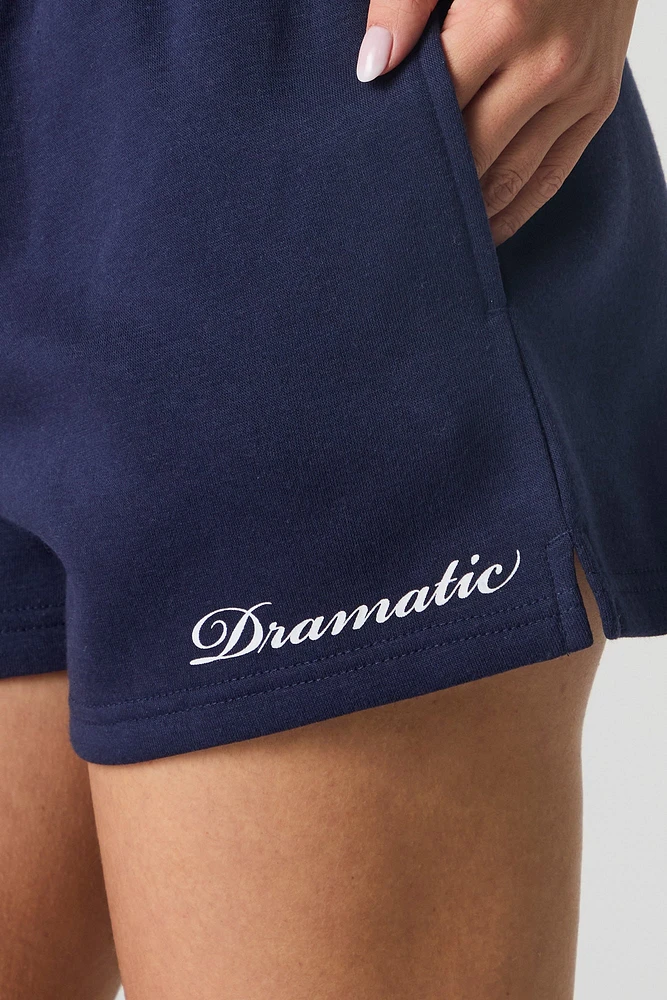 Short en molleton imprim