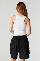 Fleece Cargo Boyfriend Short