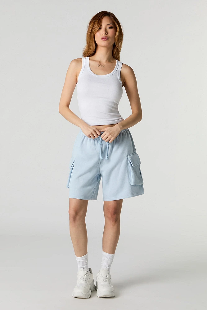Fleece Cargo Boyfriend Short