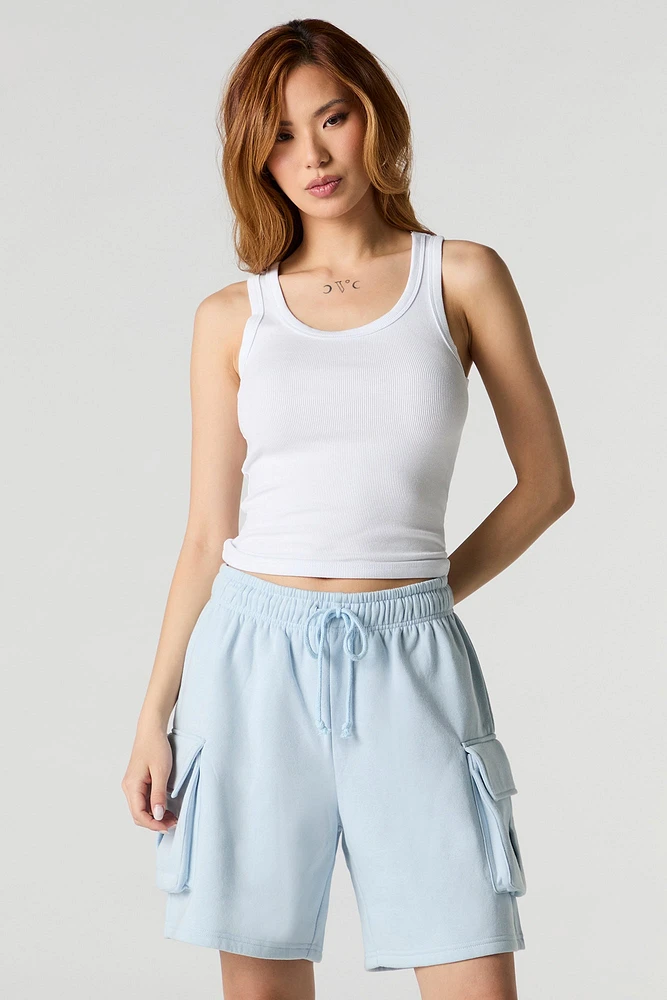 Fleece Cargo Boyfriend Short