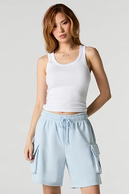 Fleece Cargo Boyfriend Short