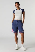 Graphic Fleece Boyfriend Short