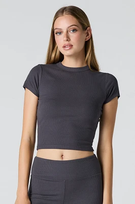 Active Ribbed T-Shirt