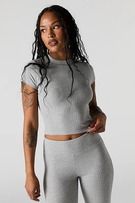 Active Soft Ribbed T-Shirt