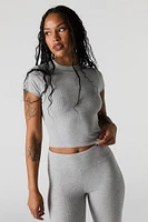 Active Soft Ribbed T-Shirt