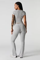 Pantalon Active doux à jambe évasée