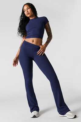 Pantalon Active doux à jambe évasée