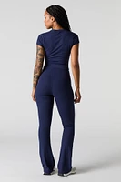 Pantalon Active doux à jambe évasée