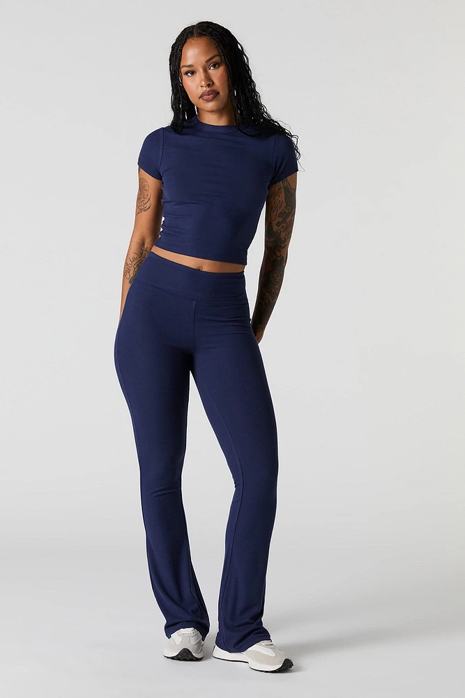 Pantalon Active doux à jambe évasée