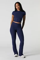 Pantalon Active doux à jambe évasée