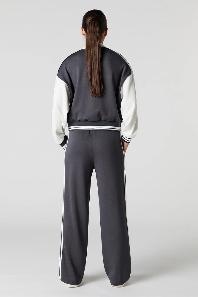 Pantalon d'entraînement Active contrastant à jambe large