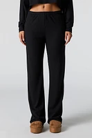 Thermal Knit Wide Leg Pant