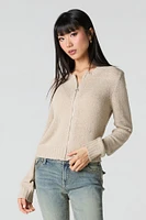 Chandail-cardigan à glissière