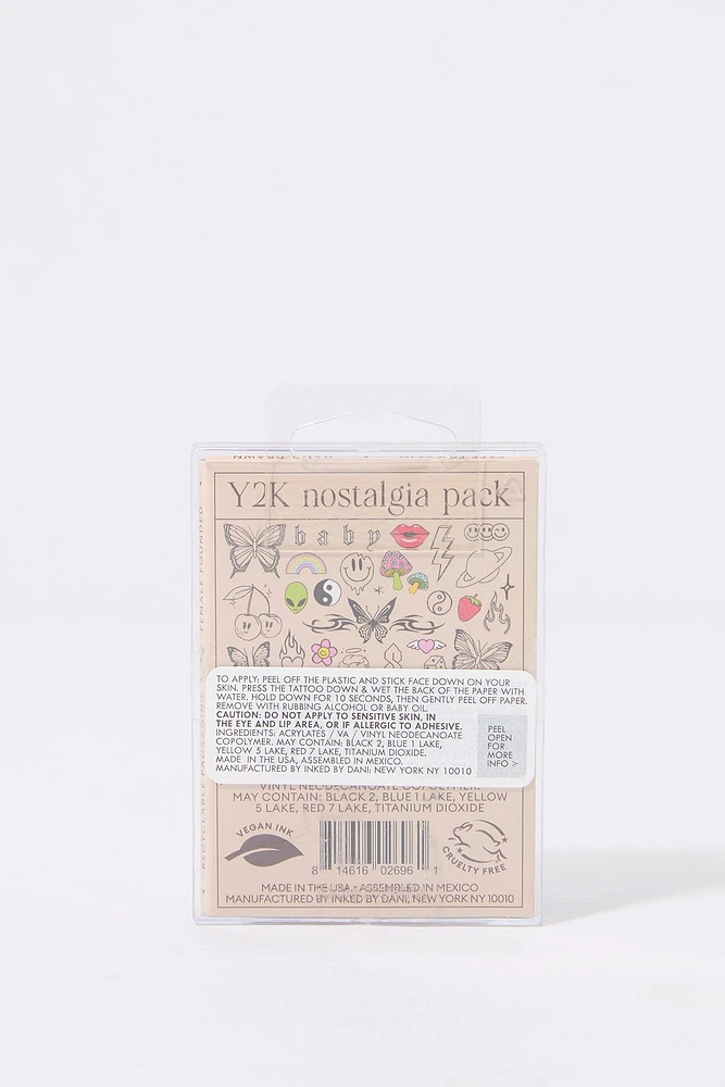 Temporary Tattoos - Y2K Nostalgia Pack