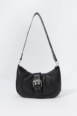 Faux Leather Crossbody Purse