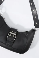 Faux Leather Crossbody Purse