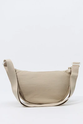 Sac Ã  bandouliÃ¨re en forme de demi-lune nylon