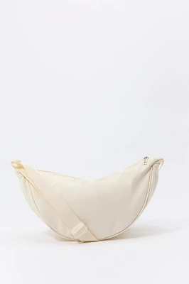 Sac demi-lune en similicuir