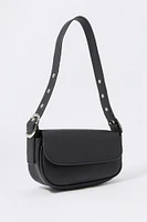 Faux Leather Adjustable Strap Purse