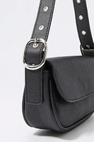 Faux Leather Adjustable Strap Purse