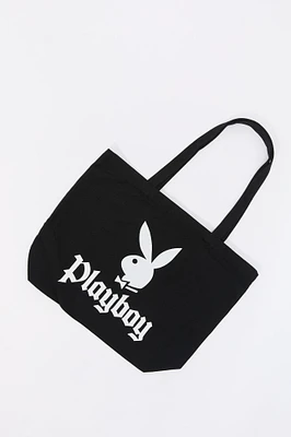 Playboy Gothic Graphic Tote Bag