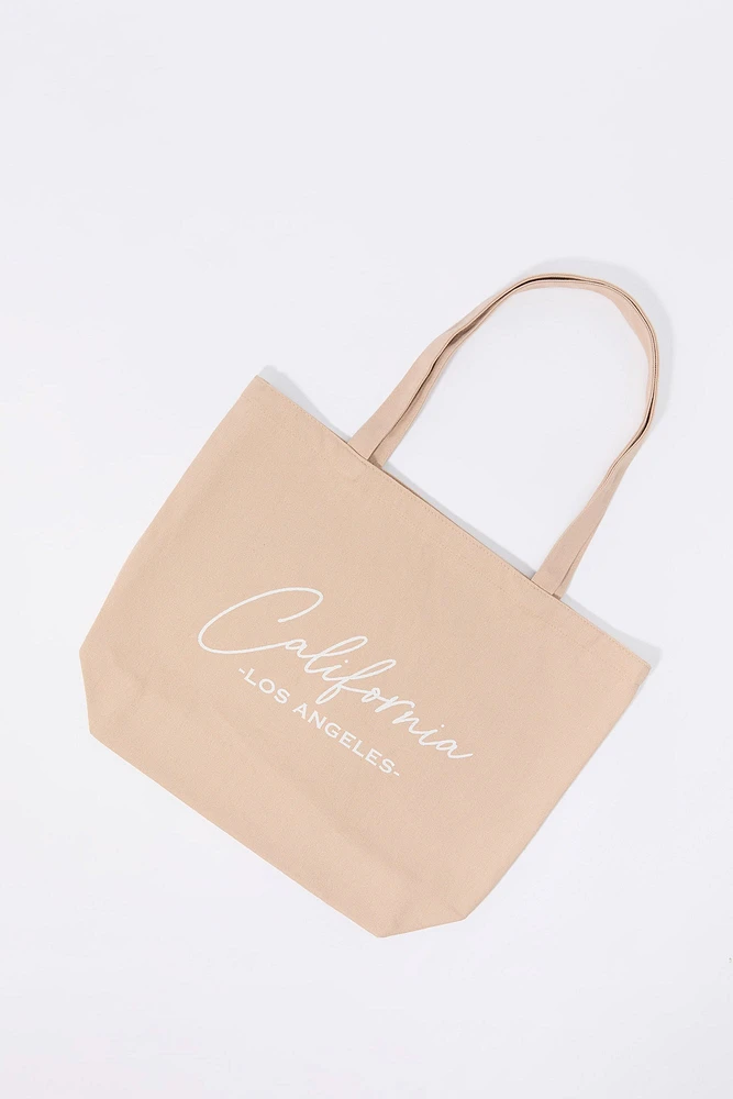 California Graphic Tote Bag