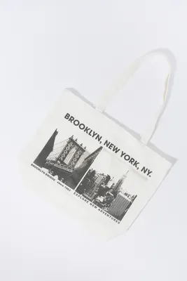 Brooklyn NY Graphic Tote Bag