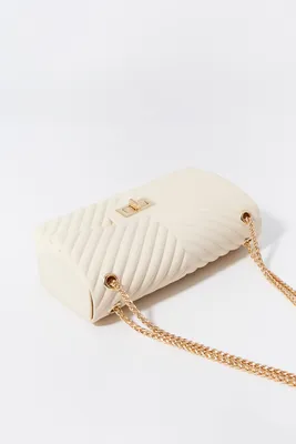 V-Quilted Jelly Purse