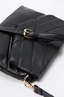 Chevron Quilted Crossbody Purse