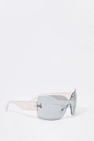 Rimless Shield Sunglasses