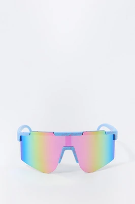 Lunettes de soleil avec verres arc-en-ciel