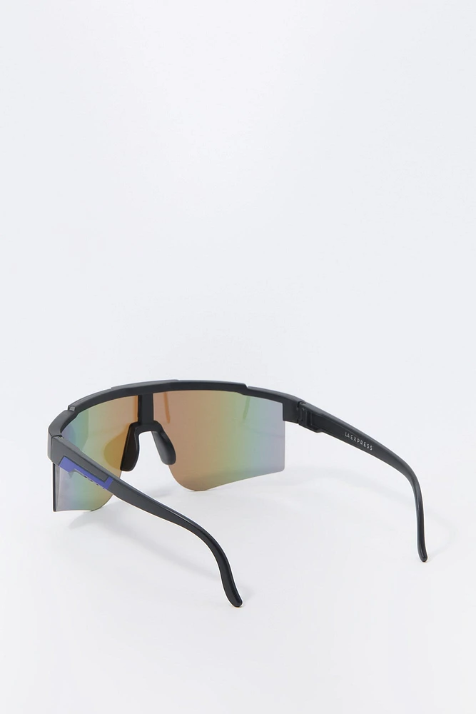 Rainbow Lens Shield Sunglasses