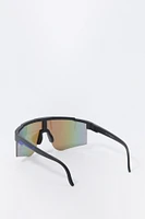 Rainbow Lens Shield Sunglasses