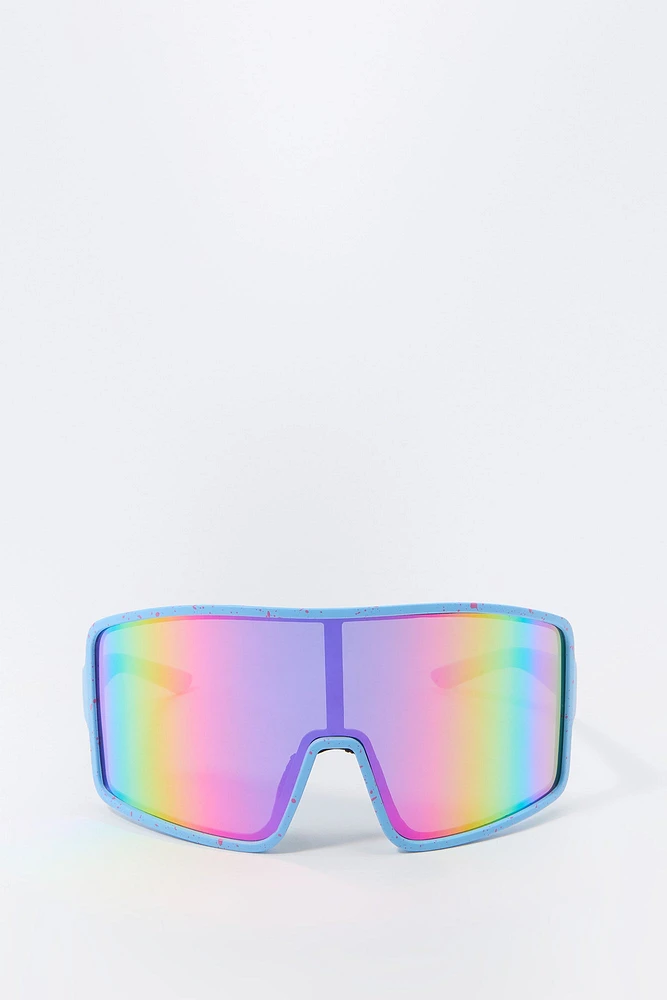 Lunettes de soleil sport surdimensionnées