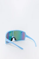 Oversized Sport Shield Sunglasses