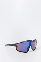 Paint Splatter Sport Shield Sunglasses