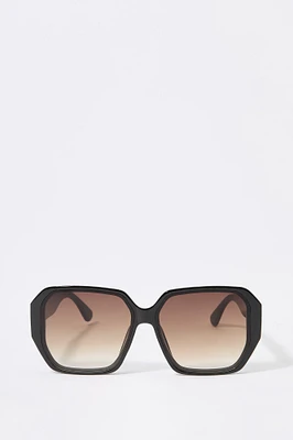 Geo Frame Ombre Sunglasses