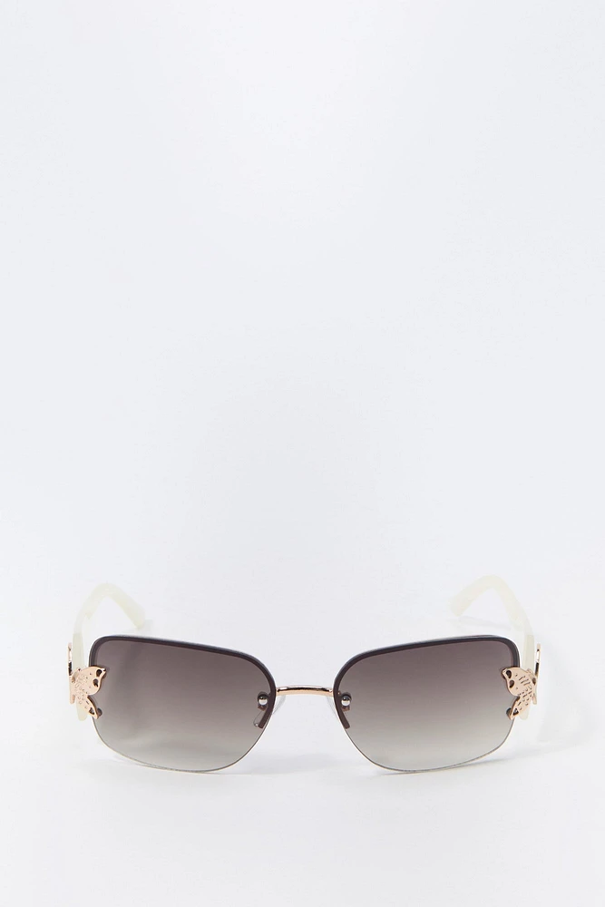 Lunettes de soleil Papillon sans monture