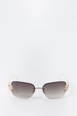 Lunettes de soleil Papillon sans monture