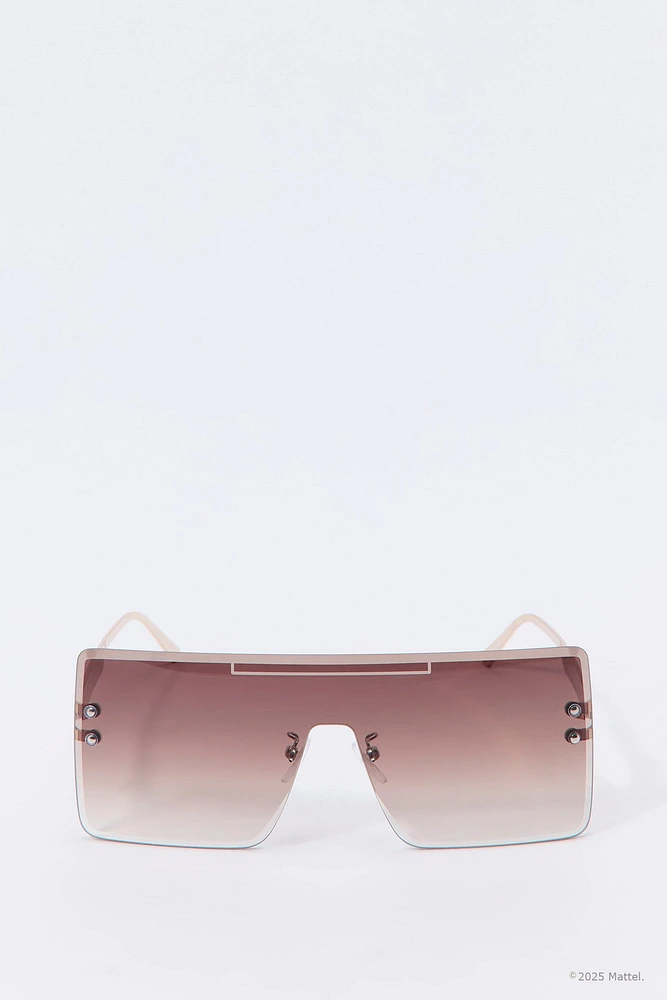 Barbie™ Oversized Rimless Shield Sunglasses