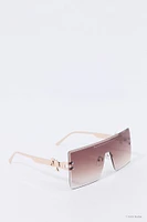 Barbie™ Oversized Rimless Shield Sunglasses