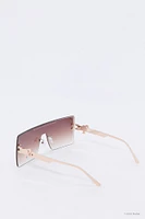 Barbie™ Oversized Rimless Shield Sunglasses