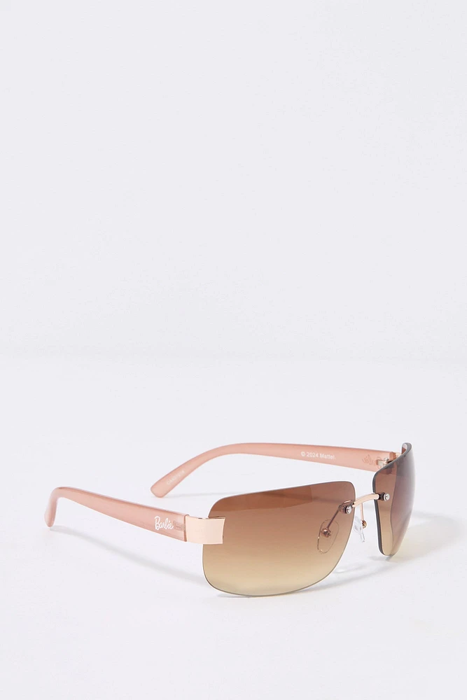 Lunettes de soleil sans monture à imprimé Barbie™