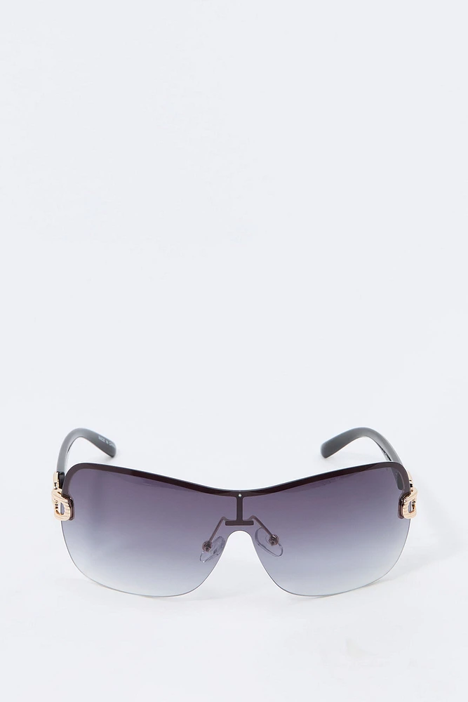 90s Rimless Sunglasses