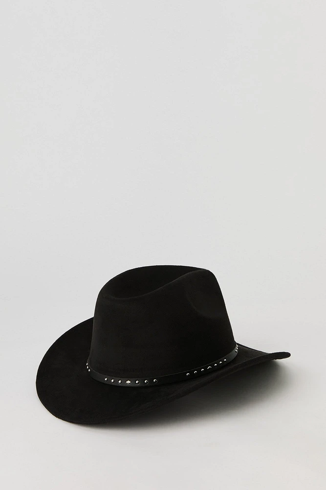 Studded Buckle Cowboy Hat
